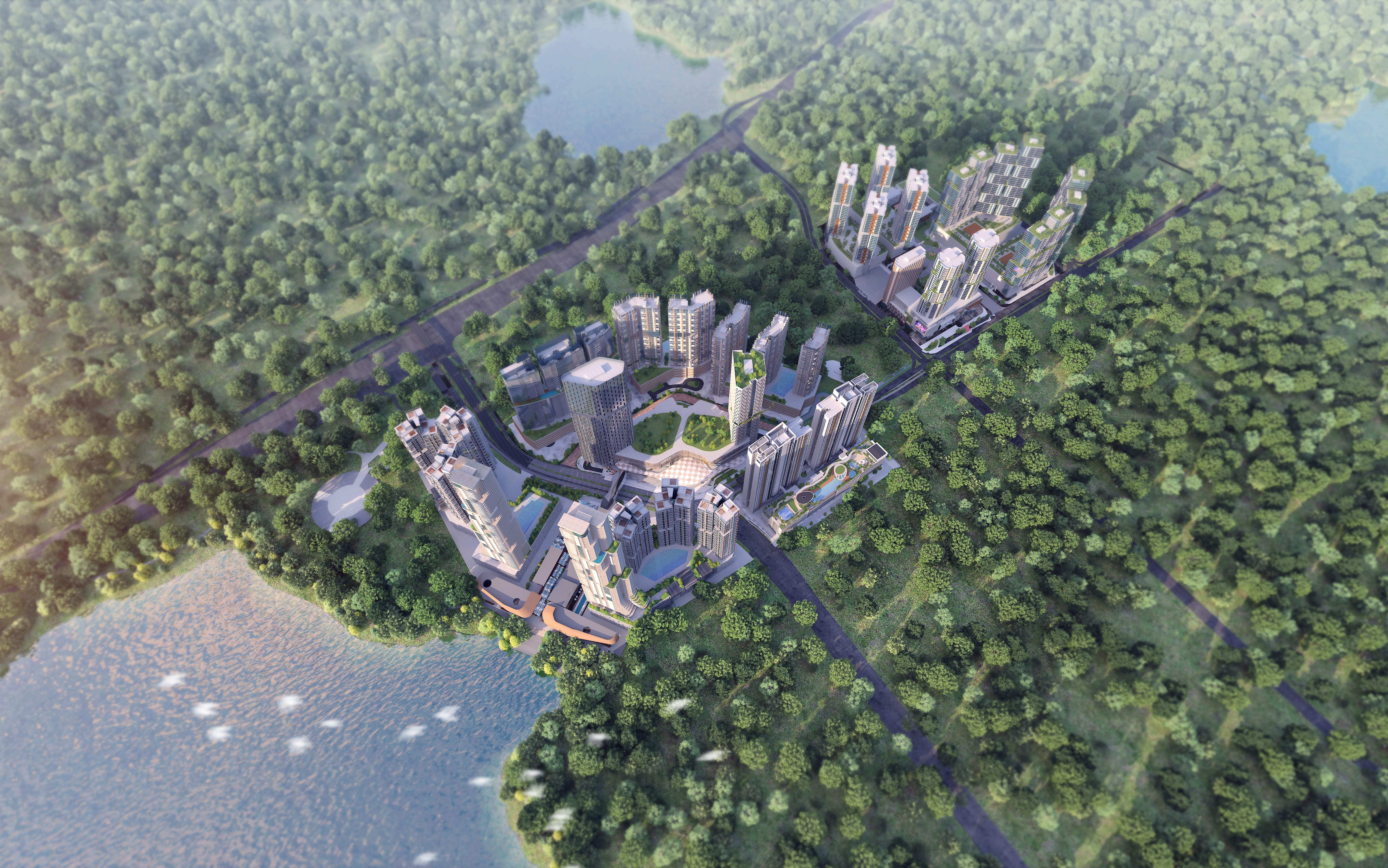 Kiara Bay Master Plan Aerial View