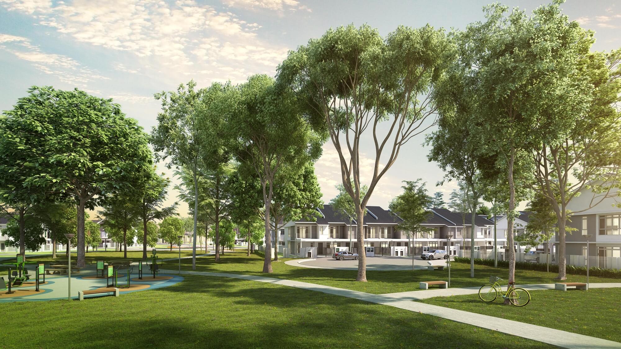 Aspira Parkhomes Streetscape