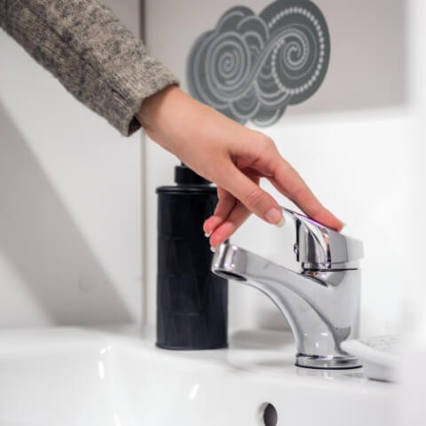 Equipped with water savings fittings